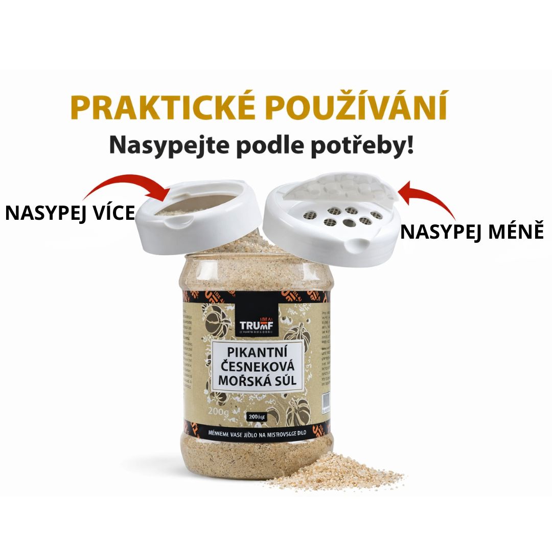 Praktické používání koření – nasypej více nebo méně podle potřeby